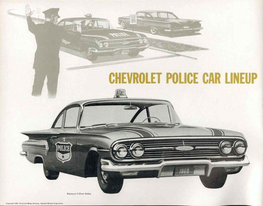 1960 Chevrolet Police Vehicles Brochure Page 4